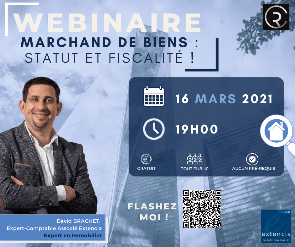 Webinaire Marchand de Biens  Statut et Fiscalité  Extencia  Experts