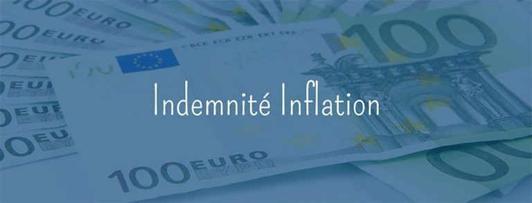 indemnité inflation