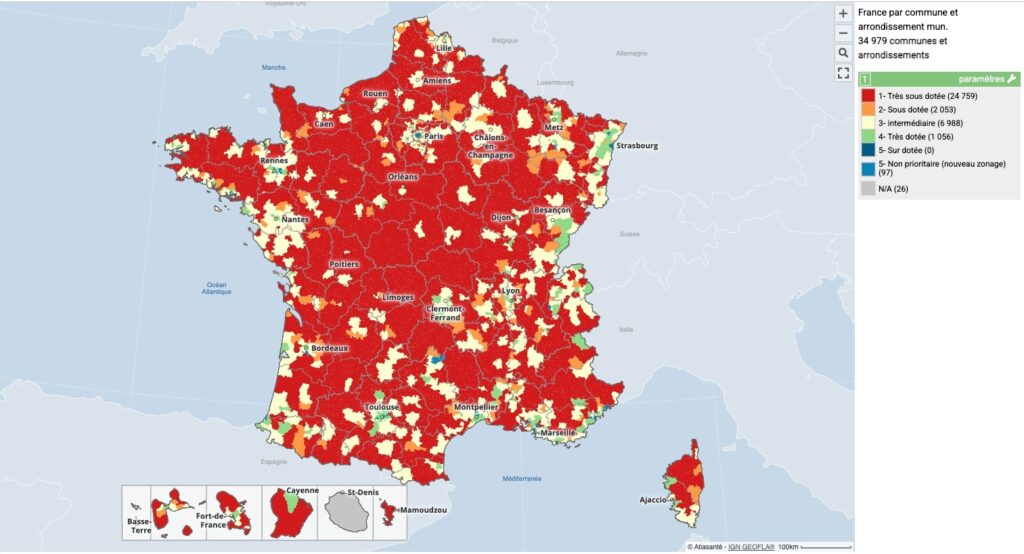 zones dentistes