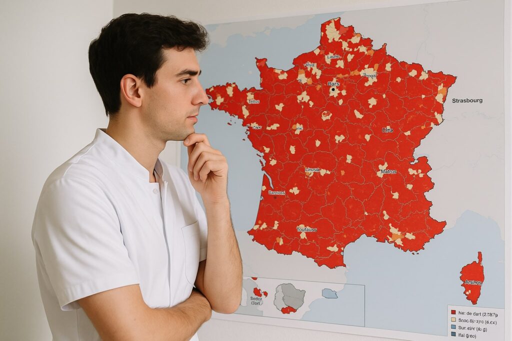 zones installation chirurgien-dentiste France 2025