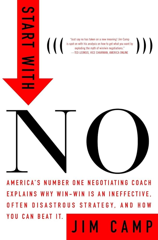 livre entrepreneur "Start with no"