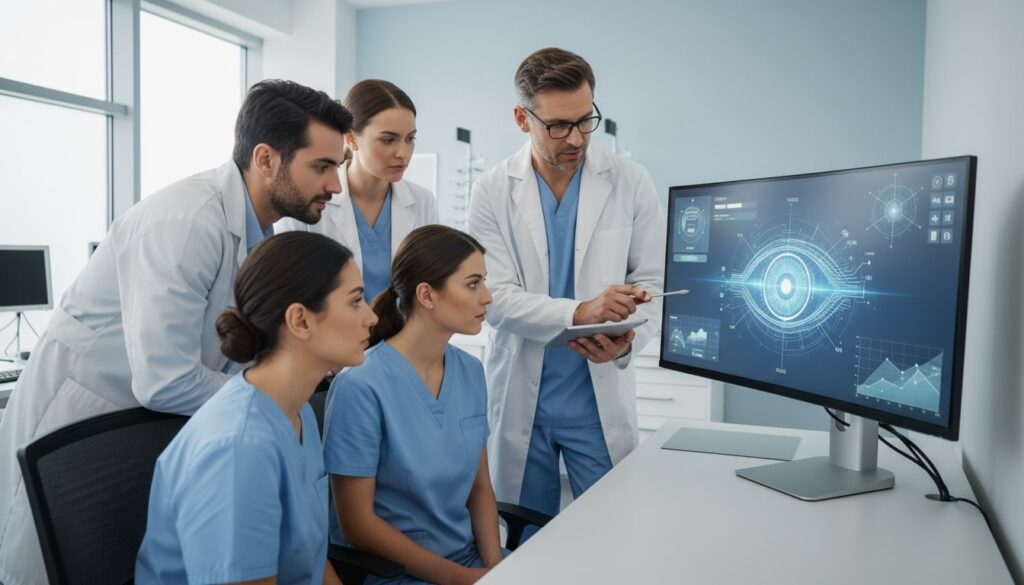 Formation d’équipe en magasin d’optique