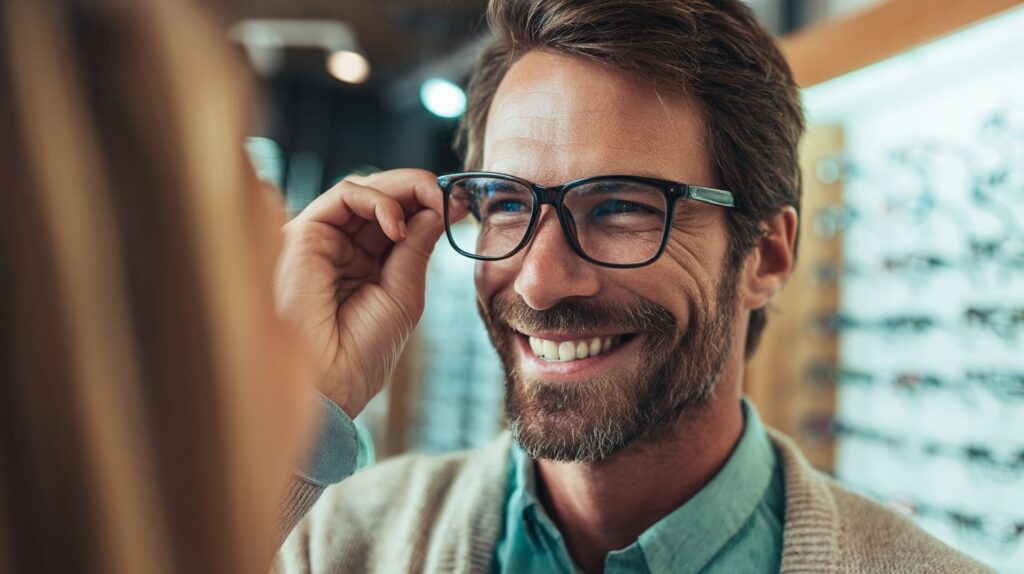 service après-vente en optique : ajustement gratuit des montures