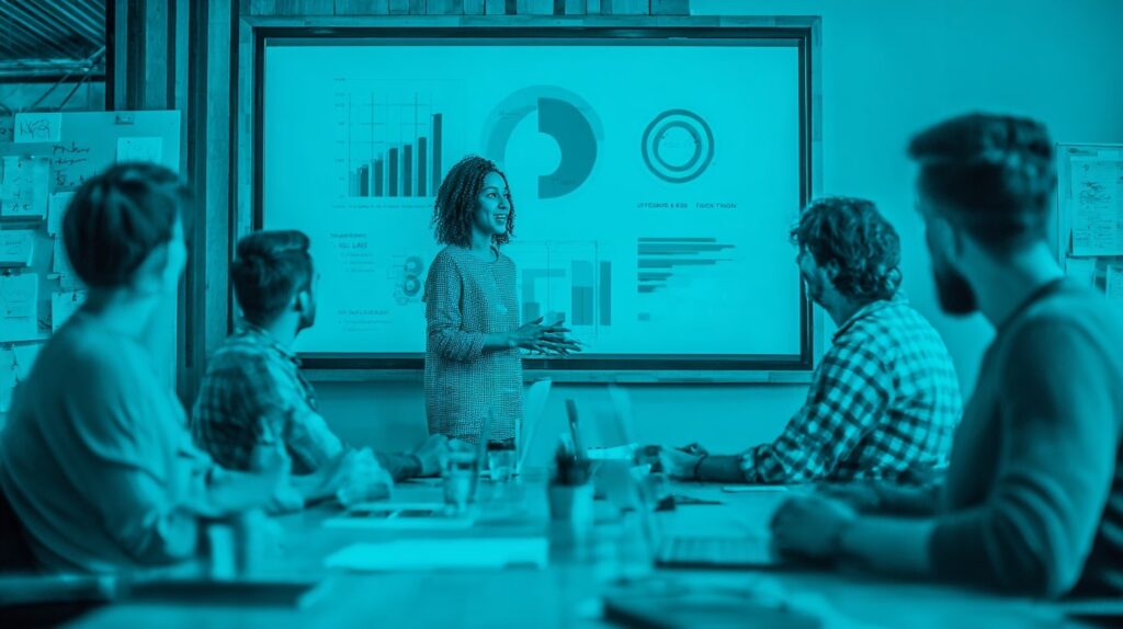 Réunion d’équipe RH autour d’un audit social