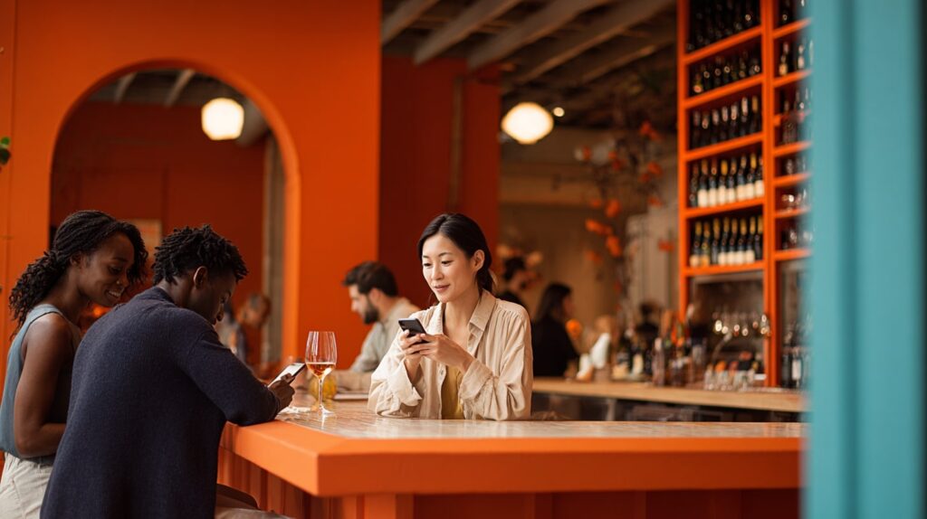 Communauté de clients fidèles interagissant sur les publications Instagram d’un restaurant.
