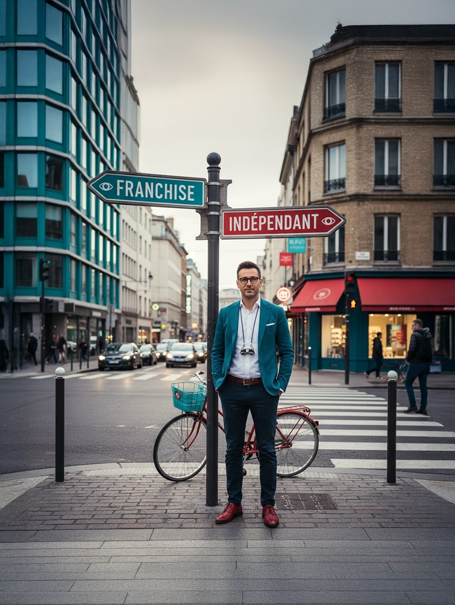 choix franchise ou indépendant opticien décision stratégique