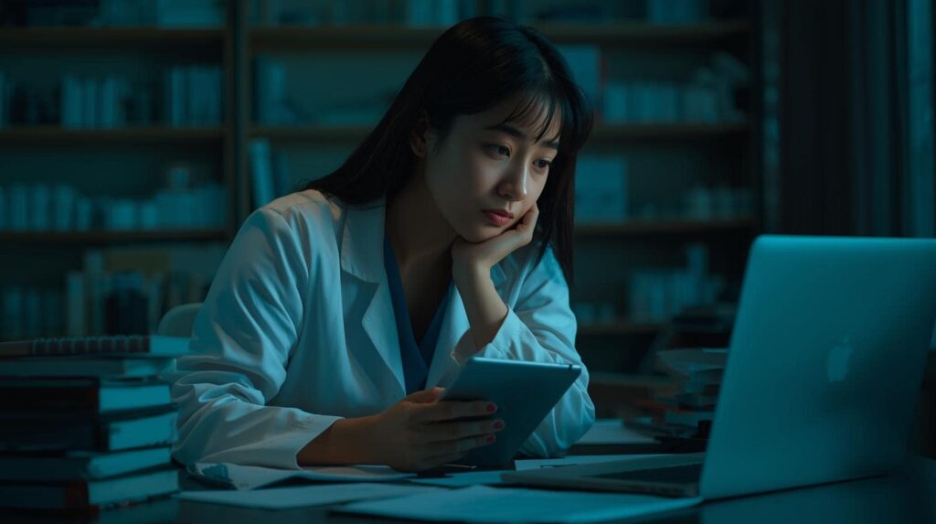 Pharmacien réfléchissant à son projet d’installation