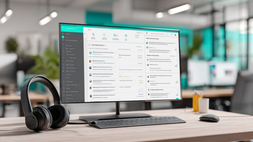 Écran montrant un arbre décisionnel symbolisant l’autonomie des agents IA