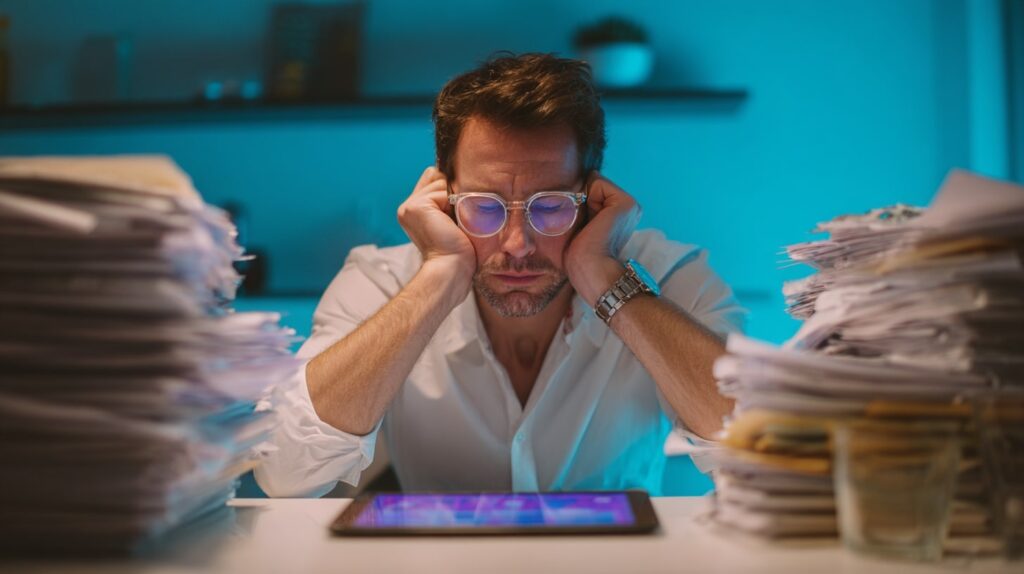 Opticien face à des risques financiers et la nécessité d'un pilotage comptable numérique.