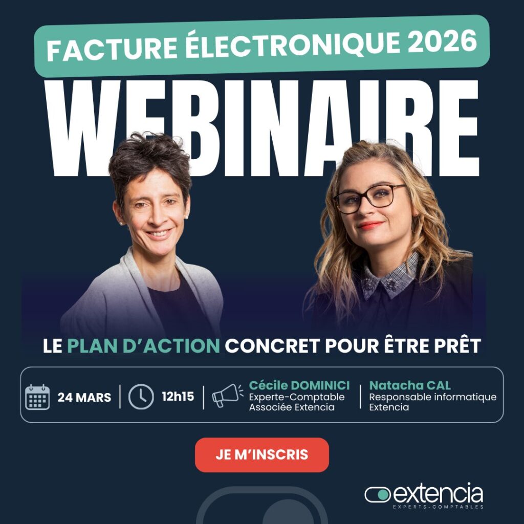 Affiche Webinaire Facture Électronique 2026 - Extencia