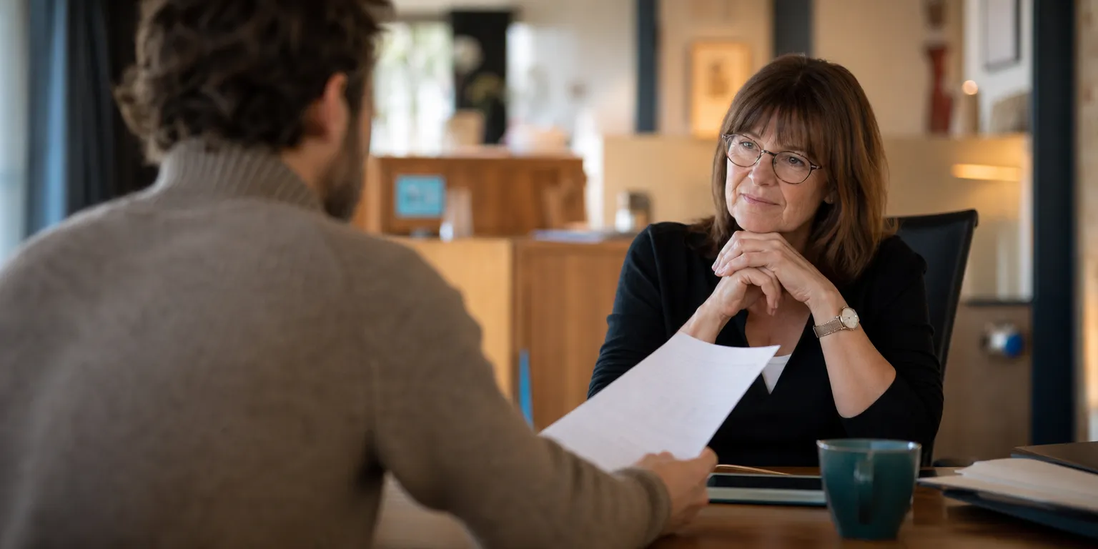 Salarié remettant sa demande écrite de rachat de RTT à son employeur dans une PME française