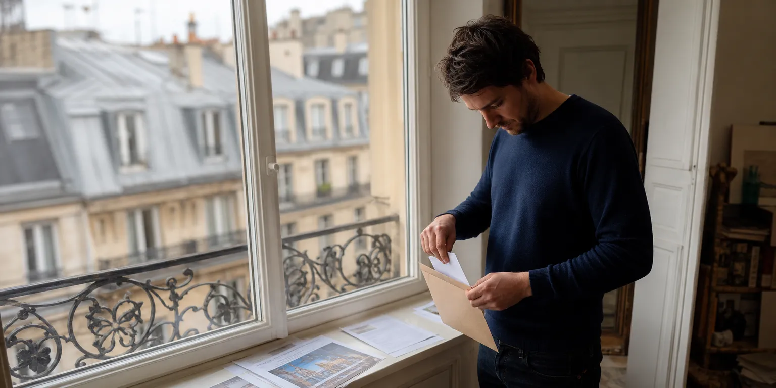 Propriétaire préparant sa réclamation pour contester la valeur locative de sa taxe foncière 2026 dans les délais