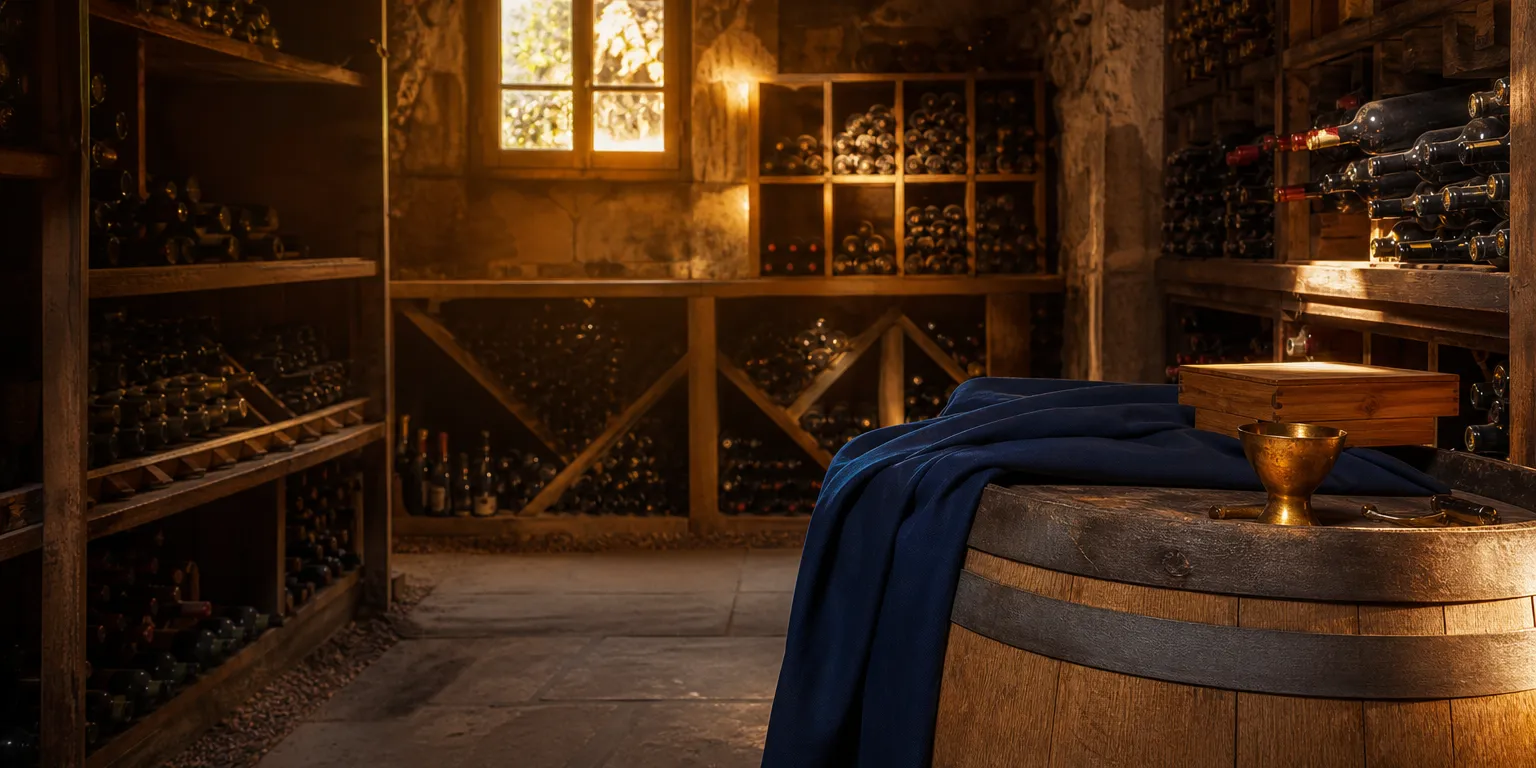 Cave de vins de collection, exemple de biens somptuaires entrant dans l'assiette de la taxe sur les holdings patrimoniales
