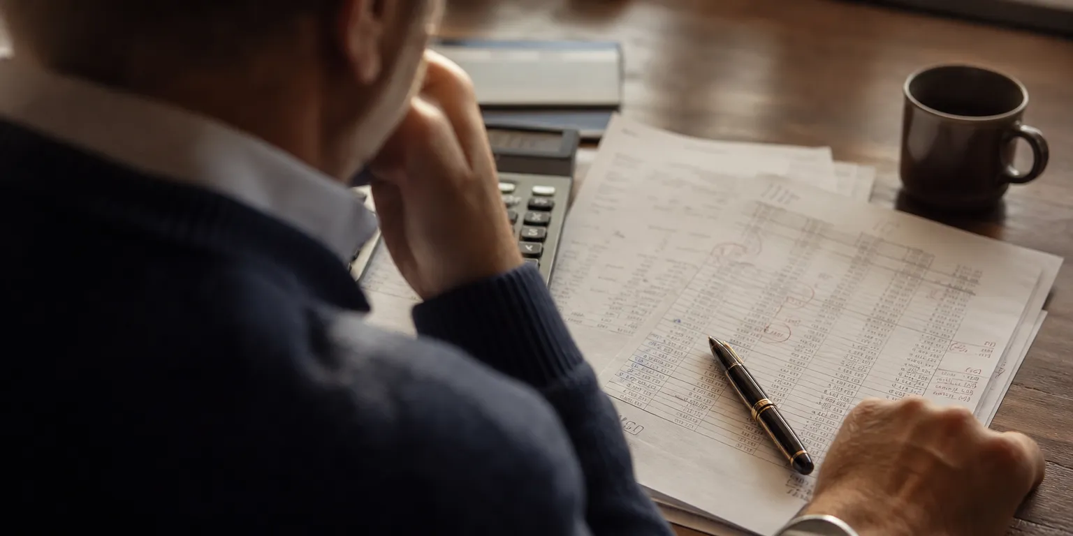 Expert-comptable simulant l'imposition de la plus-value de cession et l'étalement de l'impôt