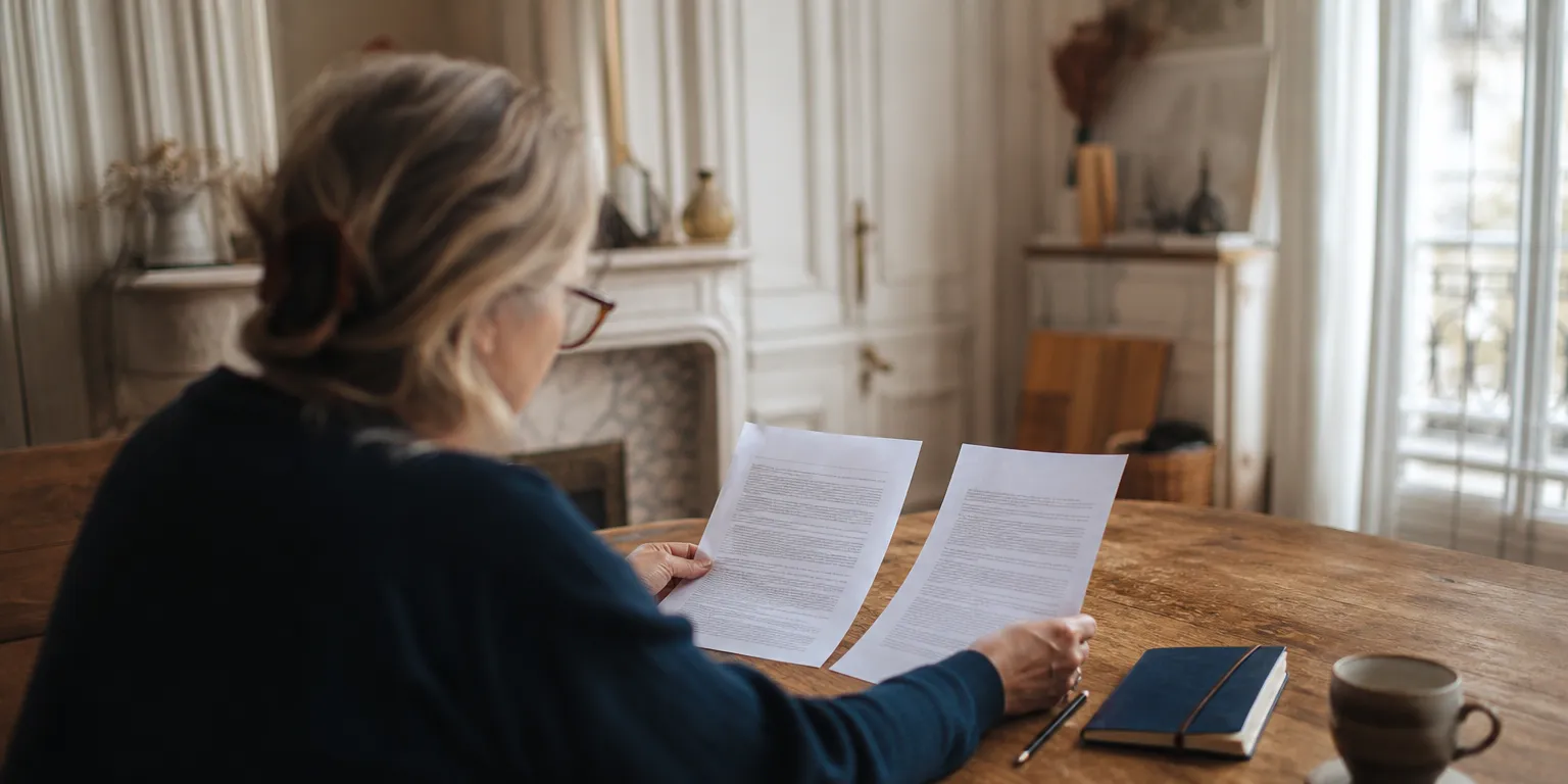 Propriétaire bailleuse comparant deux baux pour distinguer encadrement du niveau et gel des loyers en zone tendue