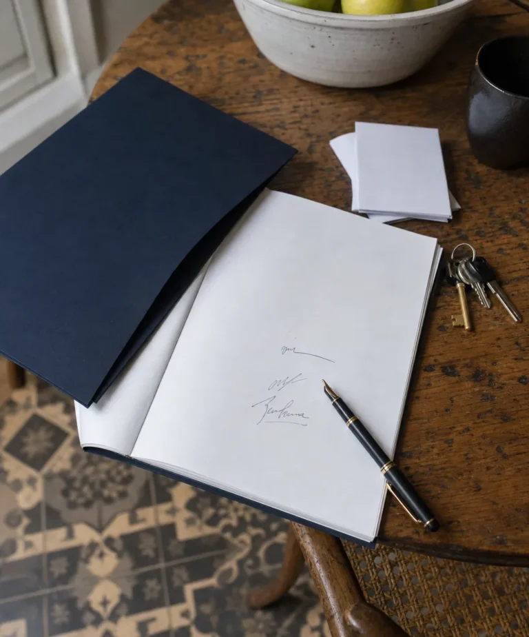 Statuts signés posés sur une table pour créer une association loi 1901
