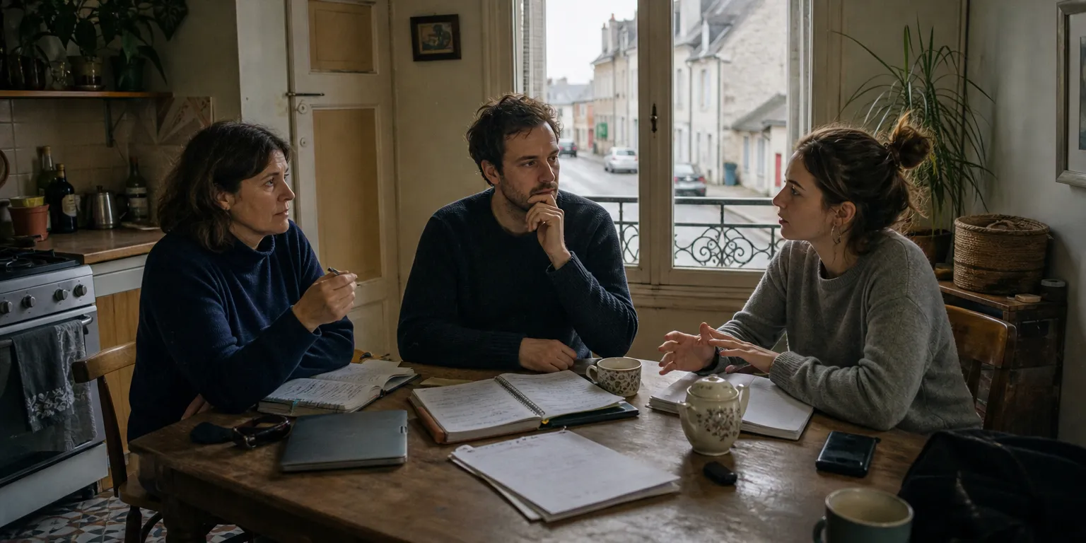 Fondateurs réunis autour d'une table pour créer une association