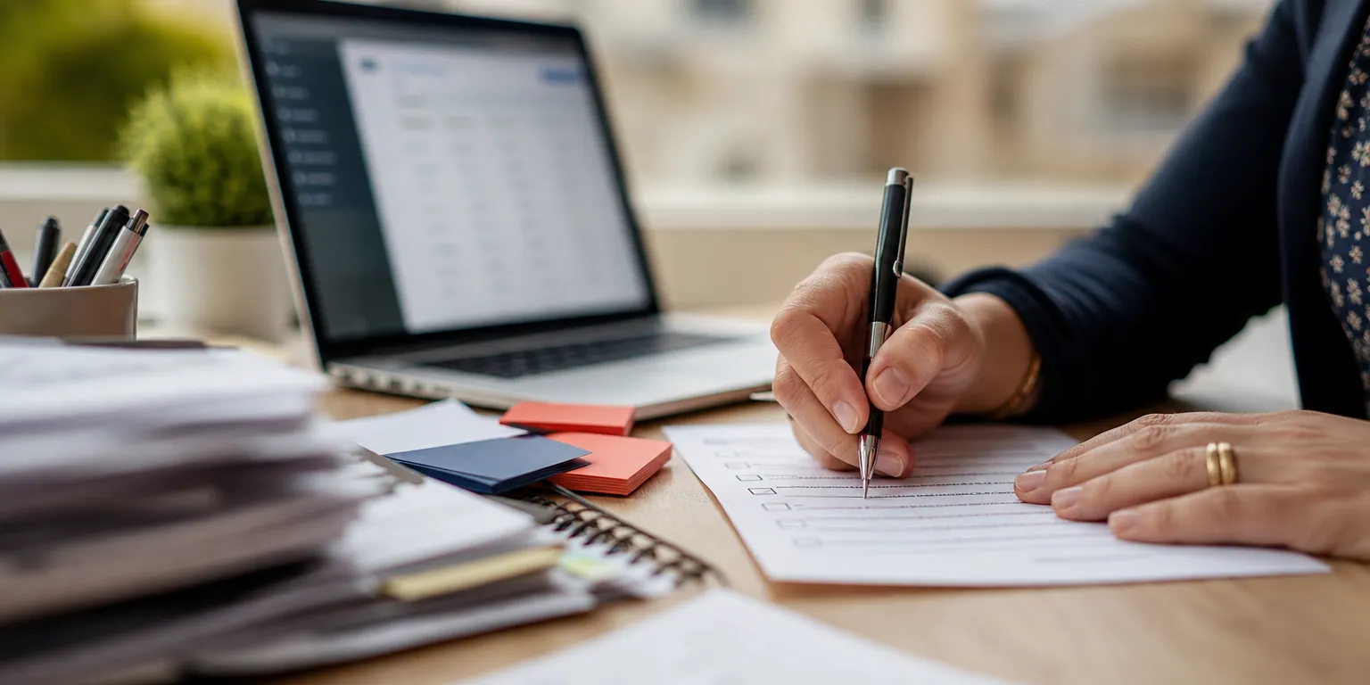 Gestionnaire de paie cochant la checklist de préparation de la paie de janvier 2027