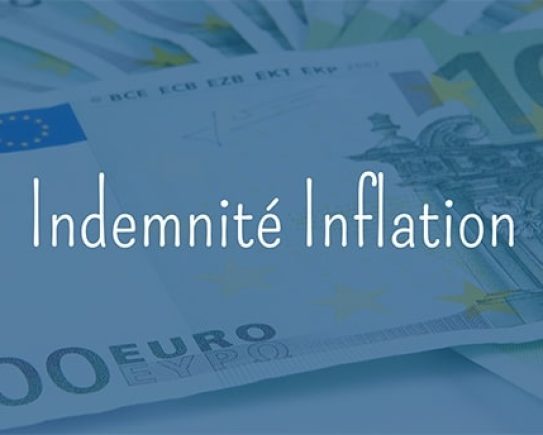 indemnité inflation