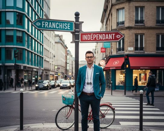 choix franchise ou indépendant opticien décision stratégique