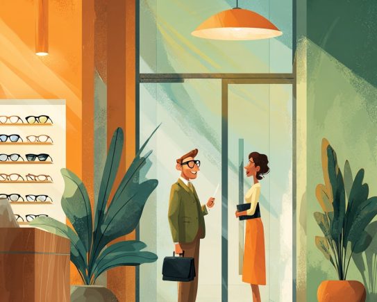 accueil client personnalisé chez un opticien – premier levier de fidélisation