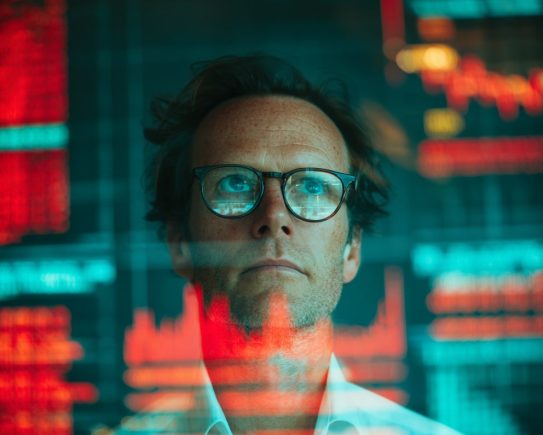 Tableau de bord numérique affichant les KPIs de performance financière d'un opticien.